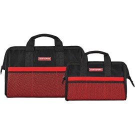CRAFTSMAN CMST513518 - Bolsa de herramientas con cierre de 13 y 18 pulgadas, color negro