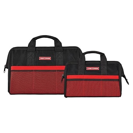CRAFTSMAN CMST513518 - Bolsa de herramientas con cierre de 13 y 18 pulgadas, color negro