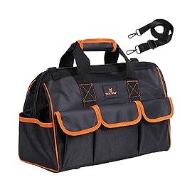 COOSEON Bolsa para Herramientas Almacenamiento Compacta para Hombre Bolsa de Herramientas con Base de Goma a Prueba de Agua Org