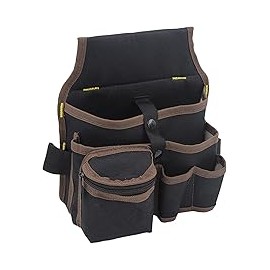 Cinturón de herramientas de electricista Oxford duradero, bolsa de cinturo impermeable, cinturón de trabajo, soporte de herrami