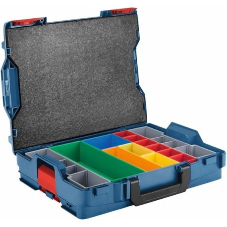 Bosch LBOXX-1A Juego de estuche para llevar con Inserto, 13 piezas