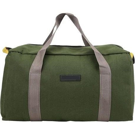 Walfront Bolsa de almacenamiento de electricista de boca ancha impermeable de 16,9 pulgadas, organizador de herramientas de jar