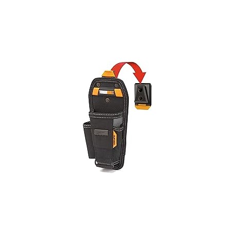 ToughBuilt - Bolsa de herramientas para Alicate - Grande | 4 Bolsillos y Ganchos, Clip de Cinta Metrica, Soporte para Lápiz, Fu