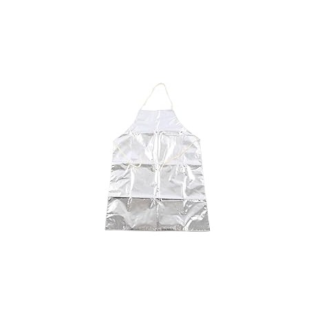 Delantal Resistente Al Calor, Delantal de Papel de Aluminio Resistente Al Calor de 1000 ℃ Delantal de Trabajo Resistente a Alta