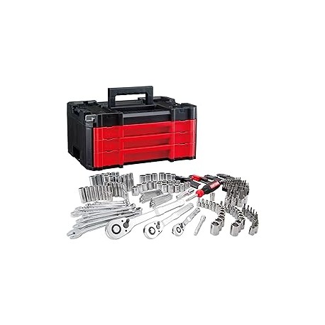 CRAFTSMAN Versastack - Juego de herramientas mecánicas de 1/4 pulgadas, 3/8 pulgadas y 1/2 pulgadas, 230 piezas (CMMT45306)