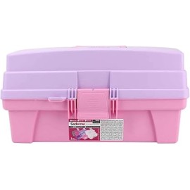 Santul 6239 Caja Vanity, 14 pulgadas, morada/rosa