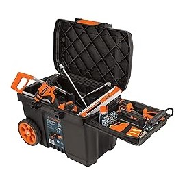 Truper CHP-23R, Caja para herramienta de 23" con ruedas y mango telescópico