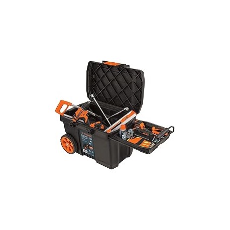 Truper CHP-23R, Caja para herramienta de 23" con ruedas y mango telescópico