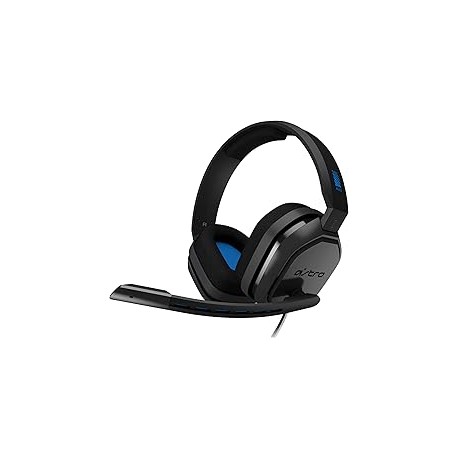 ASTRO Gaming A10 Headsets alámbricos, ligeros y resistentes, ASTRO Audio, clavija de 3.5mm, para PS5, PS4, PC, Mac, móvil - Neg