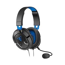 Turtle Beach TB033034 Biauricular Diadema Negro, Azul - Auriculares con micrófono (Consola de juegos, Biauricular, Diadema, Neg