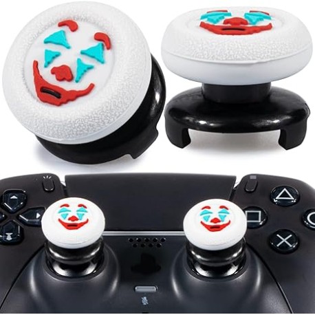 Playrealm FPS Extensor de Palanca de Pulgar y Textura de Goma de Silicona Cubierta de Agarre 2 Juegos para PS5 Dualsenese y PS4