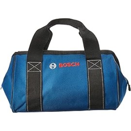 Bosch CW01 Bolsa de herramientas pequeña para contratistas, negro, azul, 12.75 pulgadas x 8 pulgadas x 9 pulgadas