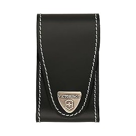Victorinox Funda de Piel, 100 mm, Negra