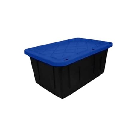 CAJA DE USO RUDO DE PLÁSTICO DE 102 LITROS NEGRO