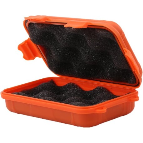 FILFEEL - Caja de plástico impermeable a prueba de golpes para exteriores, caja de supervivencia hermética, caja de transporte,