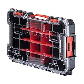 CRAFTSMAN VERSASTACK Organizador de almacenamiento, organizador de piezas pequeñas, 20 compartimentos, tapa incluye cierre segu