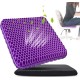 Vmingo Cojin Flexible Ortopedico Gel Transpirable Coxis Hemorroides Almohada Descanso Lumbar