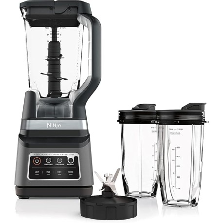Ninja - Bender BN751 Professional Plus DUO, 1400 vatios de pico, 3 programas Auto-IQ para batidos, bebidas congeladas y extracc