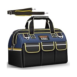 Bolsa de Herramientas,Bolsa para Herramientas de Trabajo de 17 Pulgadas para Hombres Resistente,Bolsa de Trabajo Multiusos Para