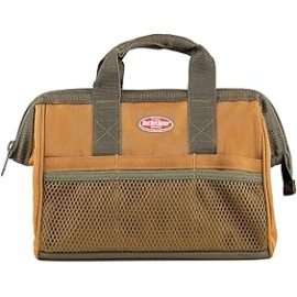 Bucket Boss Gatemouth 60013 Bolsa de herramientas en color café, 8 litros