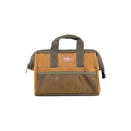 Bucket Boss Gatemouth 60013 Bolsa de herramientas en color café, 8 litros