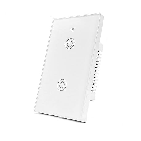 Apagadores Inteligente, EASYTAO WiFi Interruptor de Pared (Requiere Línea Neutra), Control Remoto, APP Smart Life/Tuya, Compati