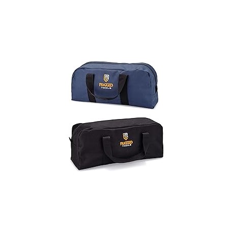 Combo de bolsas de herramientas resistentes – incluye 1 bolsa de herramientas pequeña y 1 mediana – Bolsas organizadoras para e