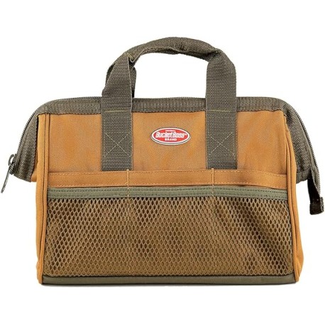 Bucket Boss Gatemouth 60013 Bolsa de herramientas en color café, 8 litros