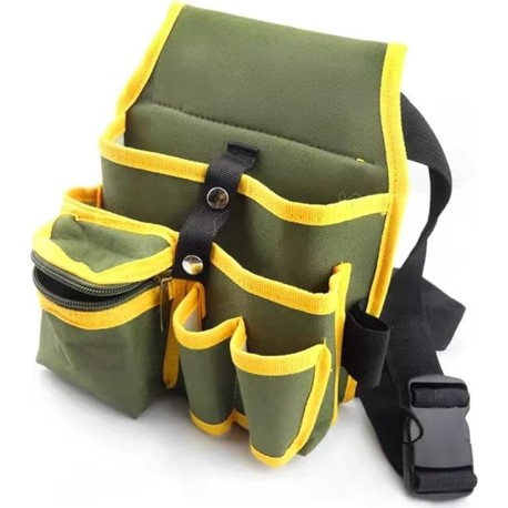 NACOOL Bolsa de herramientas profesional,Cinturón de herramientas de electricista Oxford duradero, Riñonera para mantenimiento 