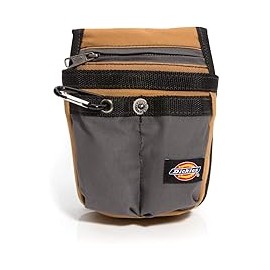 Dickies Bolsa de Lona con Bolsillo con Cierre para Herramientas y Cinturones de Trabajo, Cuatro Bolsillos, Bolsillo Acolchado, 