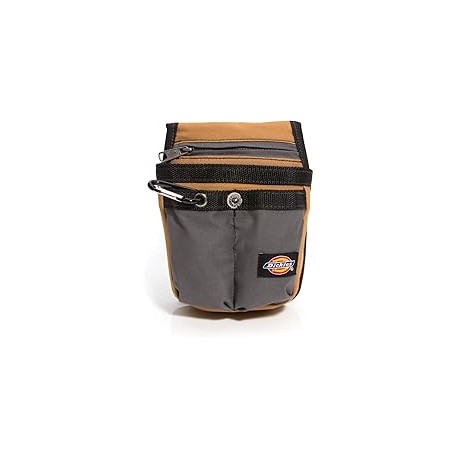 Dickies Bolsa de Lona con Bolsillo con Cierre para Herramientas y Cinturones de Trabajo, Cuatro Bolsillos, Bolsillo Acolchado, 