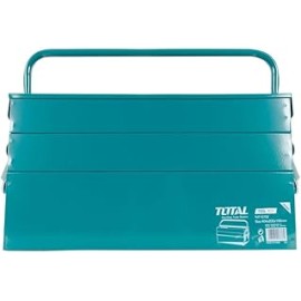 IUSA, Caja de herramientas, 5 compartimentos, 3 niveles, Para casa, oficina e industria, Fabricada en acero.