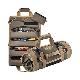 Organizadores The Ryker Bag de herramientas: bolsa pequeña de herramientas con bolsillos desmontables, enrollable, resistente, 