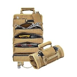Bolsa De Herramientas, Organizador De Bolsas De Herramientas Enrollables De Alta Resistencia Con 6 Bolsas Organizador De Herram