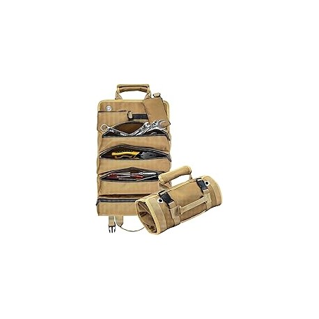 Bolsa De Herramientas, Organizador De Bolsas De Herramientas Enrollables De Alta Resistencia Con 6 Bolsas Organizador De Herram