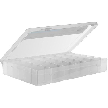 Steren Caja organizadora con 36 divisiones para componentes electrónicos, de plástico HER-223