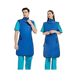 SHINRAY 0.5mmpb Xray Lead Apron for Xray with Thyroid Shield Collar,Lead Gown,Dental Xray Shield…