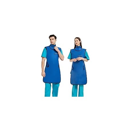 SHINRAY 0.5mmpb Xray Lead Apron for Xray with Thyroid Shield Collar,Lead Gown,Dental Xray Shield…
