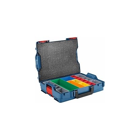 Bosch LBOXX-1A Juego de estuche para llevar con Inserto, 13 piezas