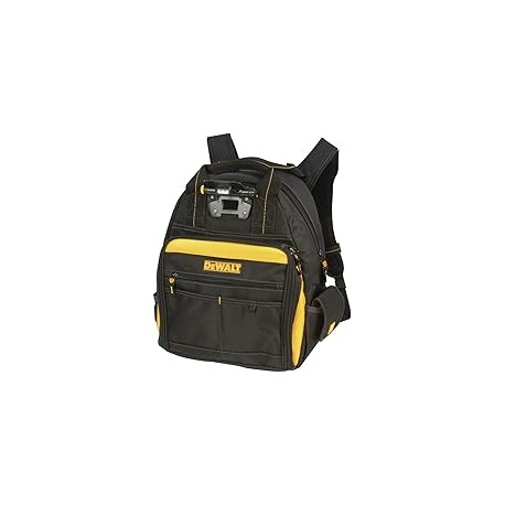 DEWALT DGL523 Mochila con luz para herramientas, 57 bolsillos