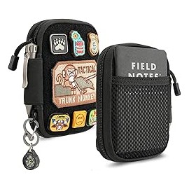 Bolsa EDC, organizador de bolsillo con velcro, organizador de bolsillo de nailon EDC, bolsa de herramientas pequeña para engran