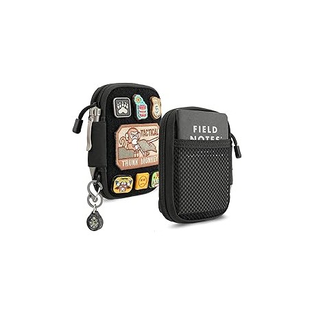 Bolsa EDC, organizador de bolsillo con velcro, organizador de bolsillo de nailon EDC, bolsa de herramientas pequeña para engran