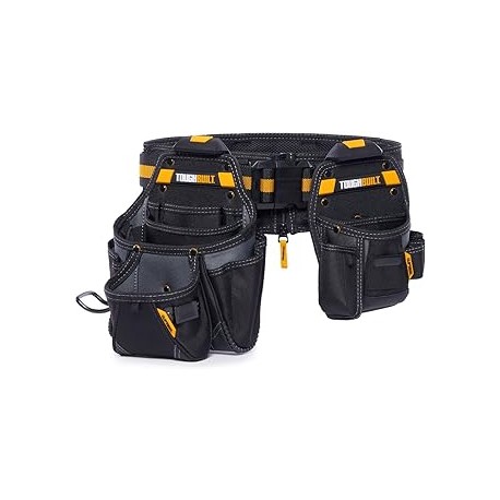ToughBuilt - TB-CT-111-CP, ClipTech, Juego de cinturón de Herramientas de Mantenimiento de 3 Piezas