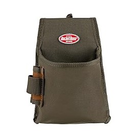 Bucket Boss Fastener Tool Pouch with FlapFit in Brown, 54160, Green