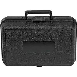 PFC - Funda de plástico de plástico con espuma, 12 x 8 x 3 3/4 pulgadas, color negro (120-080-038-5SF)