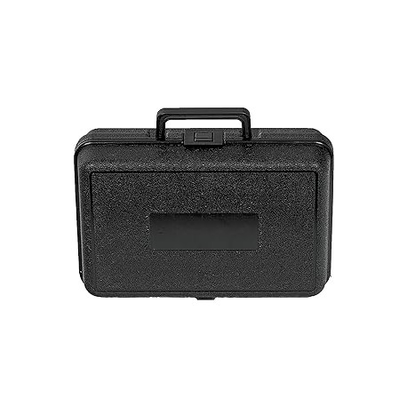 PFC - Funda de plástico de plástico con espuma, 12 x 8 x 3 3/4 pulgadas, color negro (120-080-038-5SF)