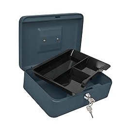 Hermex CADI-20, Caja de dinero, agarradera superior, 20 cm