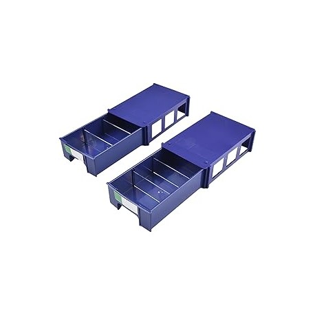Almacenamiento de piezas de plástico para cajones, gabinete de hardware y manualidades, caja de herramientas apilable para torn
