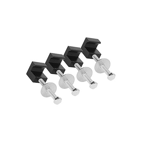 Kit de Montaje de Caja de Herramientas para Camión, 4 Piezas de Montaje de Caja de Herramientas para Camioneta, Abrazaderas de 