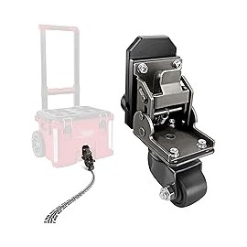 Ruedas delanteras de construcción de acero mejoradas, kit de ruedas de embalaje apto para caja de herramientas Milwaukee Packou